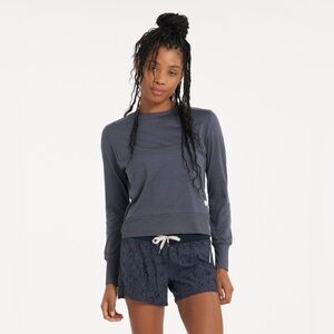Vuori Women's Daydream Crew Size Small Azure Heather